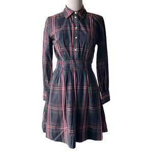 Free Assembly XS Plaid Mini Dress NWT Green Red